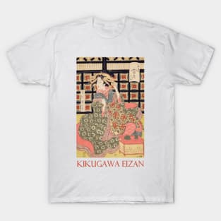 Courtesan of the Ogiya Brothel by Kikugawa Eizan T-Shirt